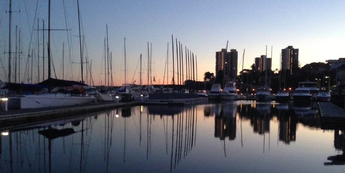 Early Morning, The Cruising Yacht Club, Rushcutters Bay